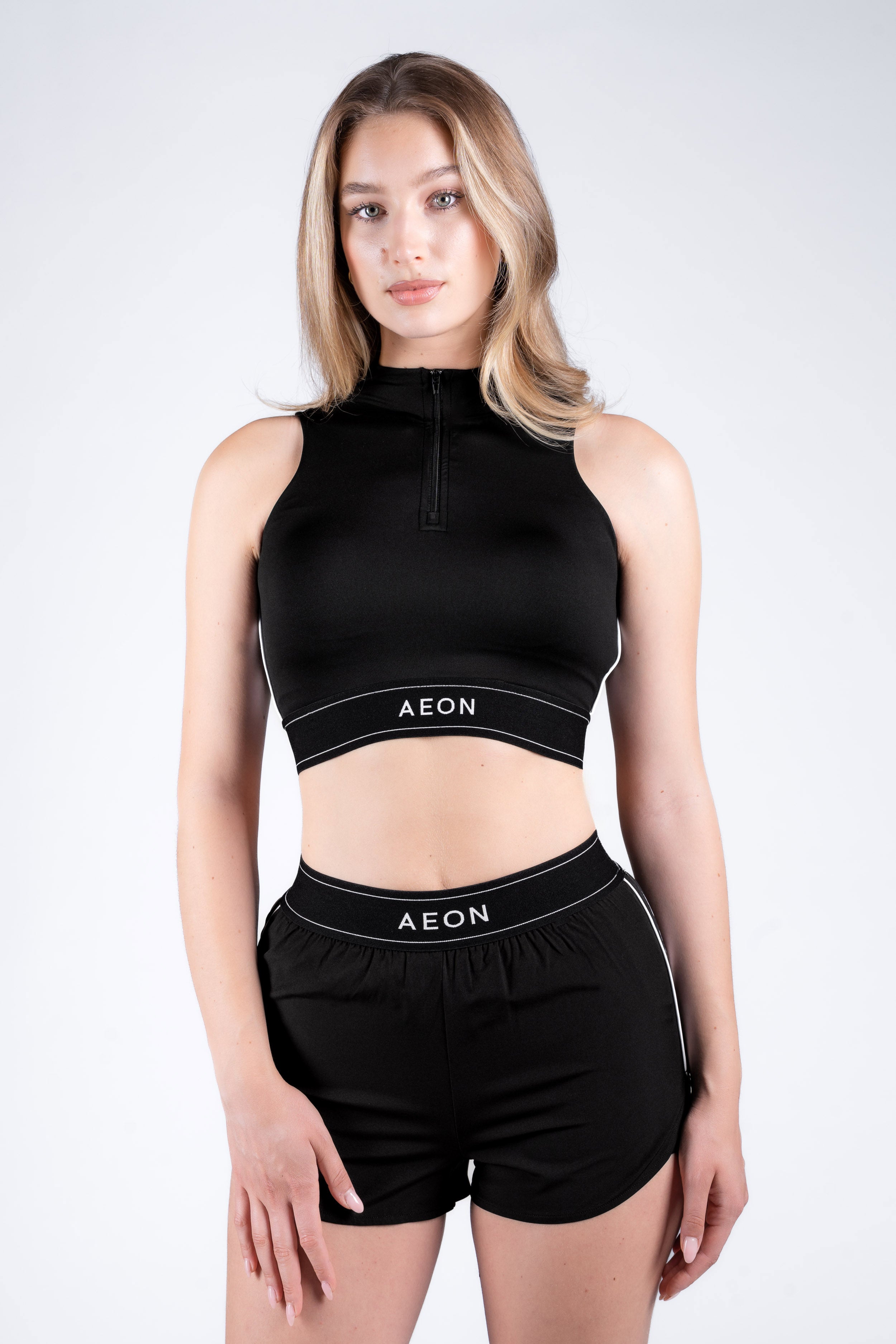 SECOND SKIN PRO HALF ZIP TANK TOP