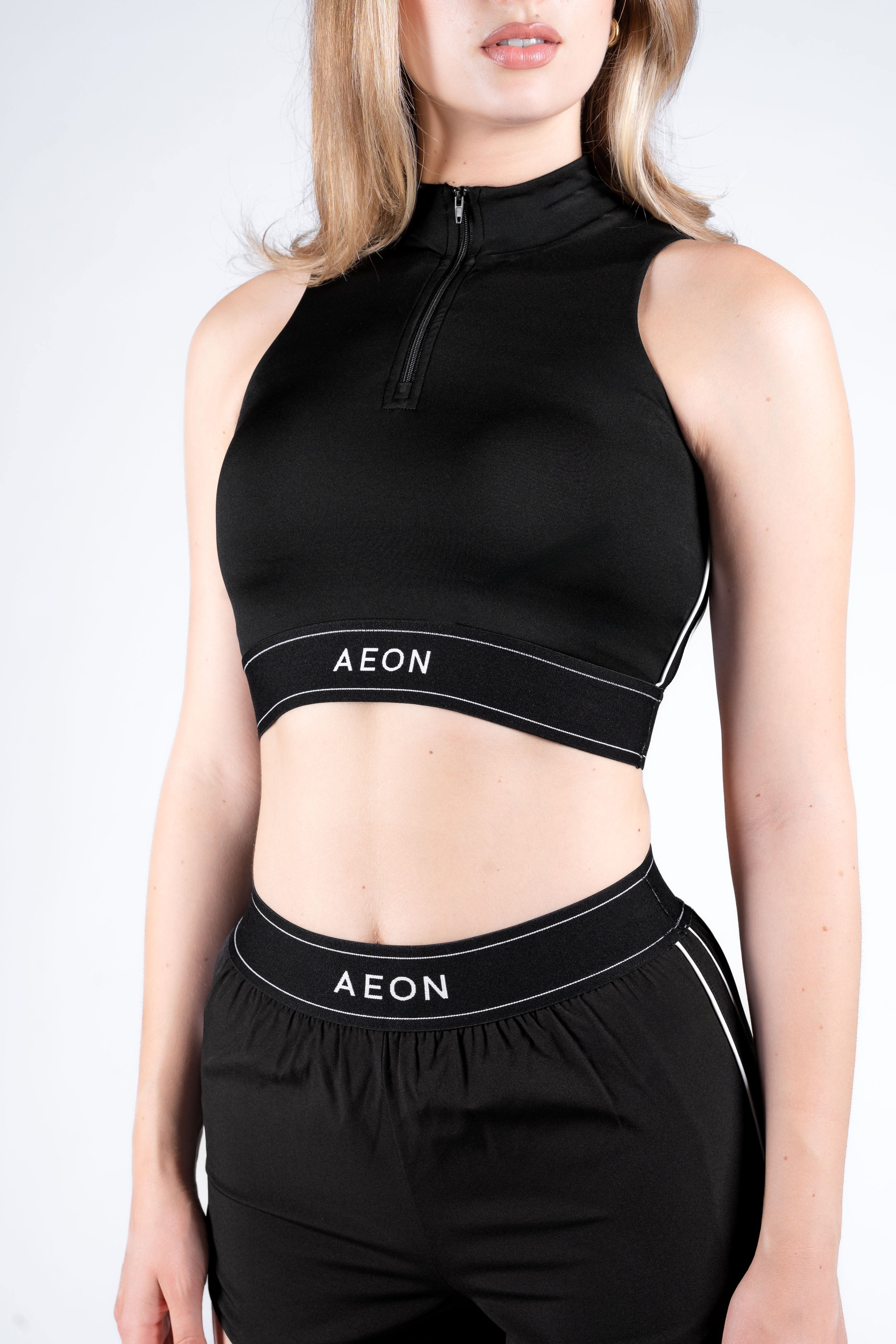 SECOND SKIN PRO HALF ZIP TANK TOP