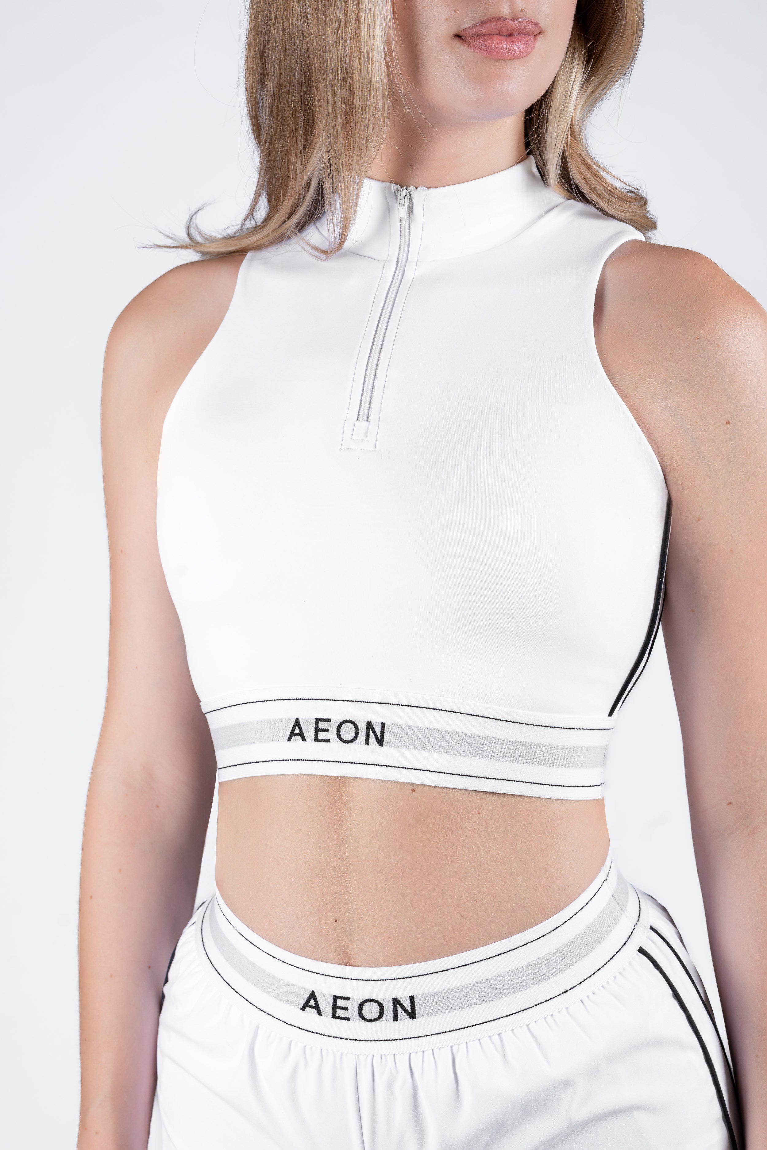 SECOND SKIN PRO HALF ZIP TANK TOP