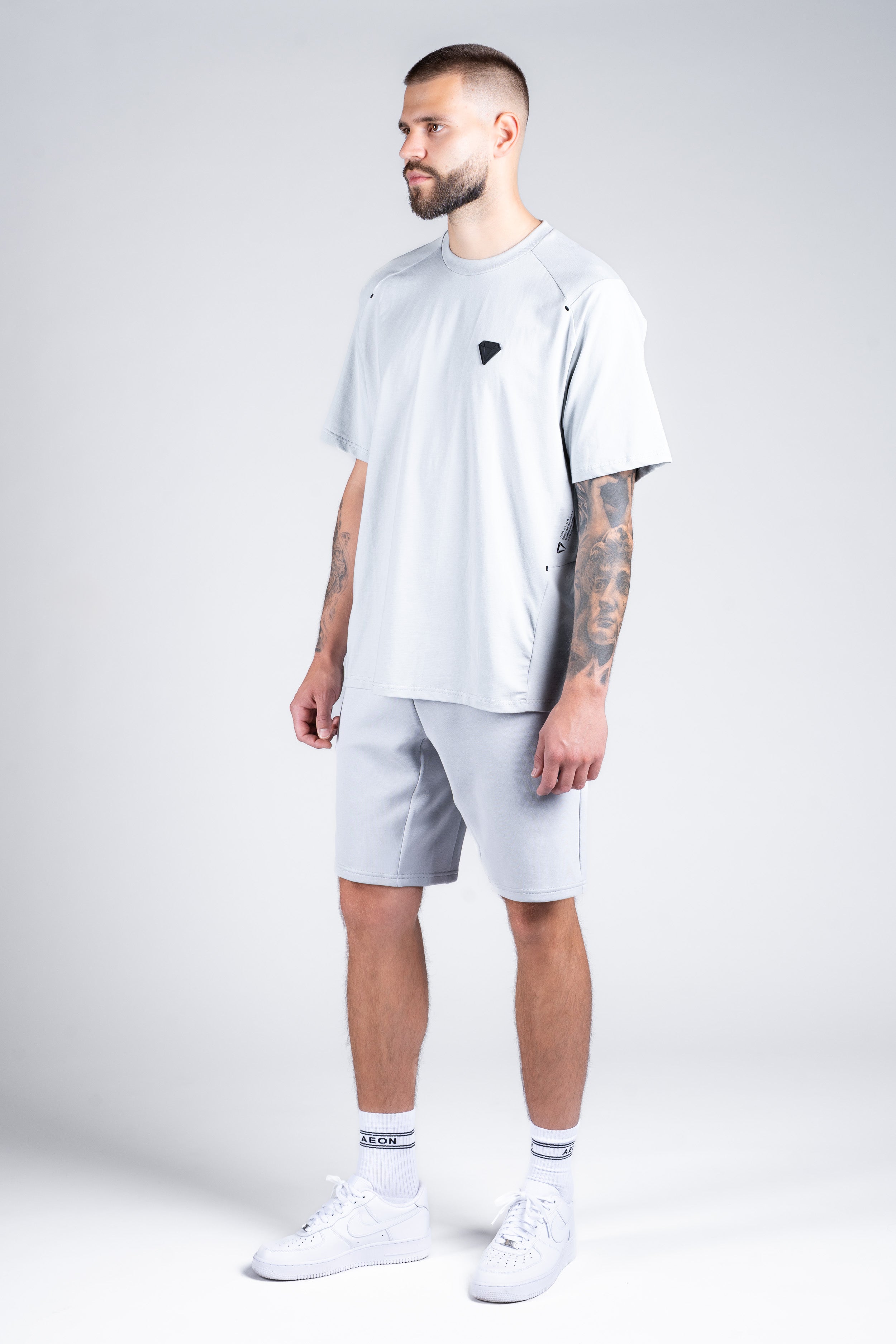 TECHPRO MENS SHORT BUNDLE - WOLF GREY (2-PIECE)