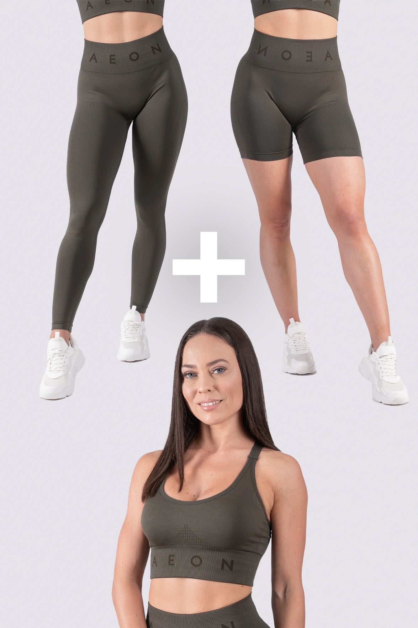 ELEVATE BUNDLE - OLIVE (3 - PIECE) - Aeon Athletics