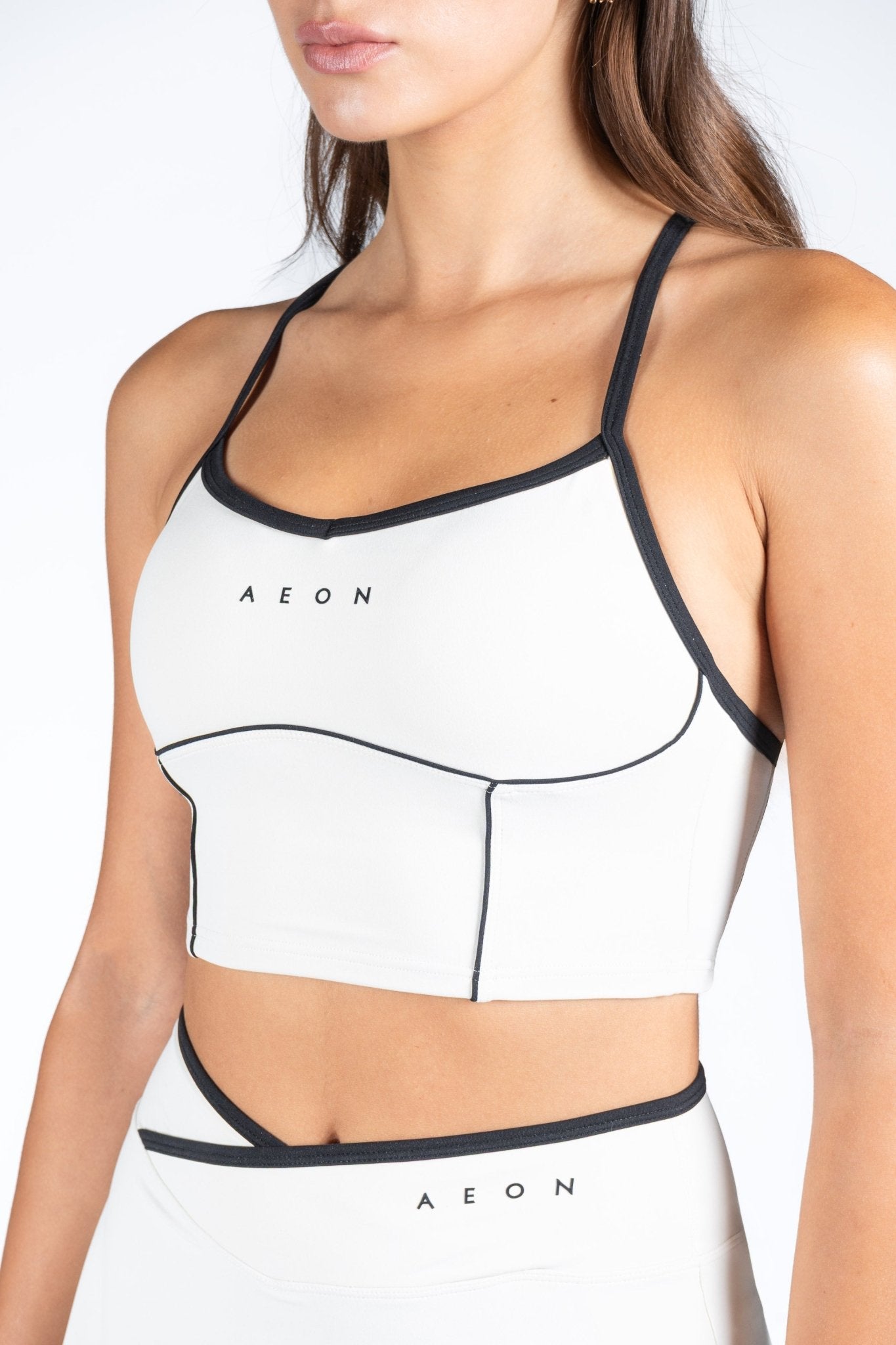SECOND SKIN CONTRAST CROP TOP - Aeon Athletics