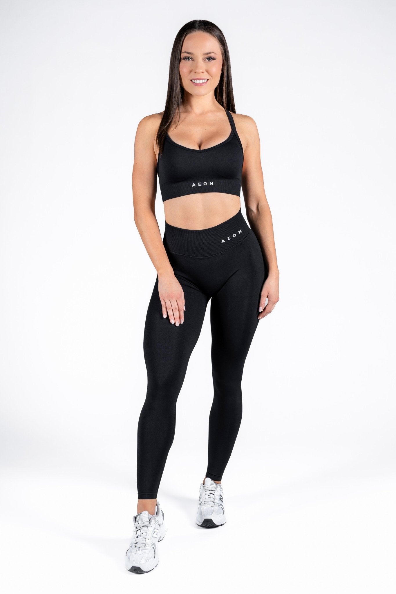 SIGNATURE SEAMLESS LEGGINGS BUNDLE - BLACK (3 - PIECES) - Aeon Athletics