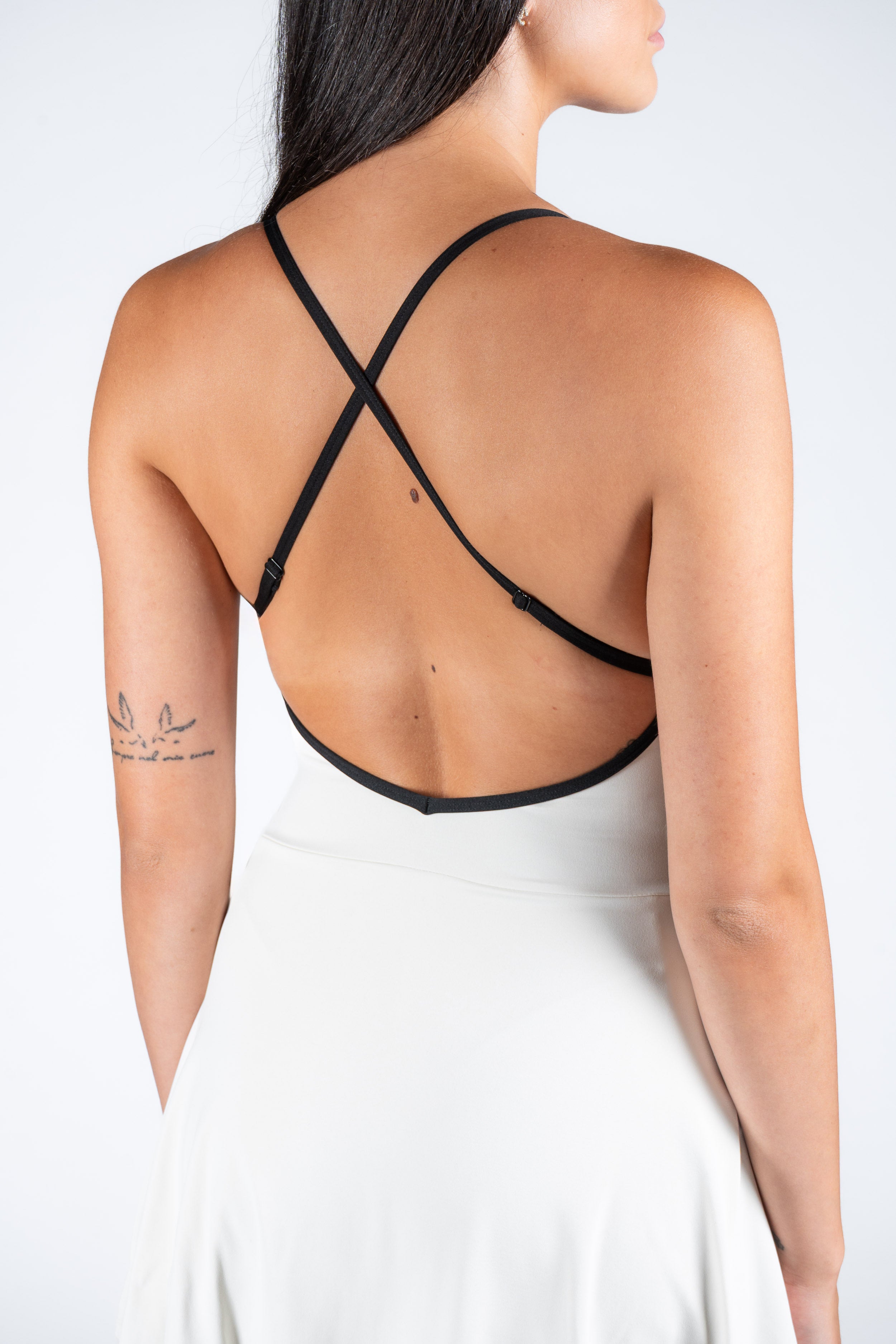 SECOND SKIN CONTRAST DRESS
