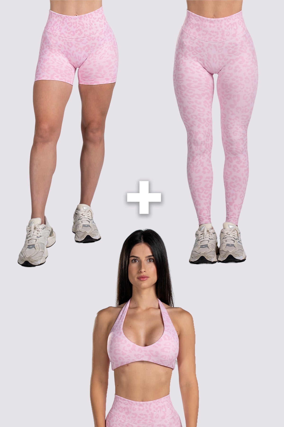 MOTION V2 BUNDLE - BLUSH PINK LEO (3-PIECES) - Aeon Athletics