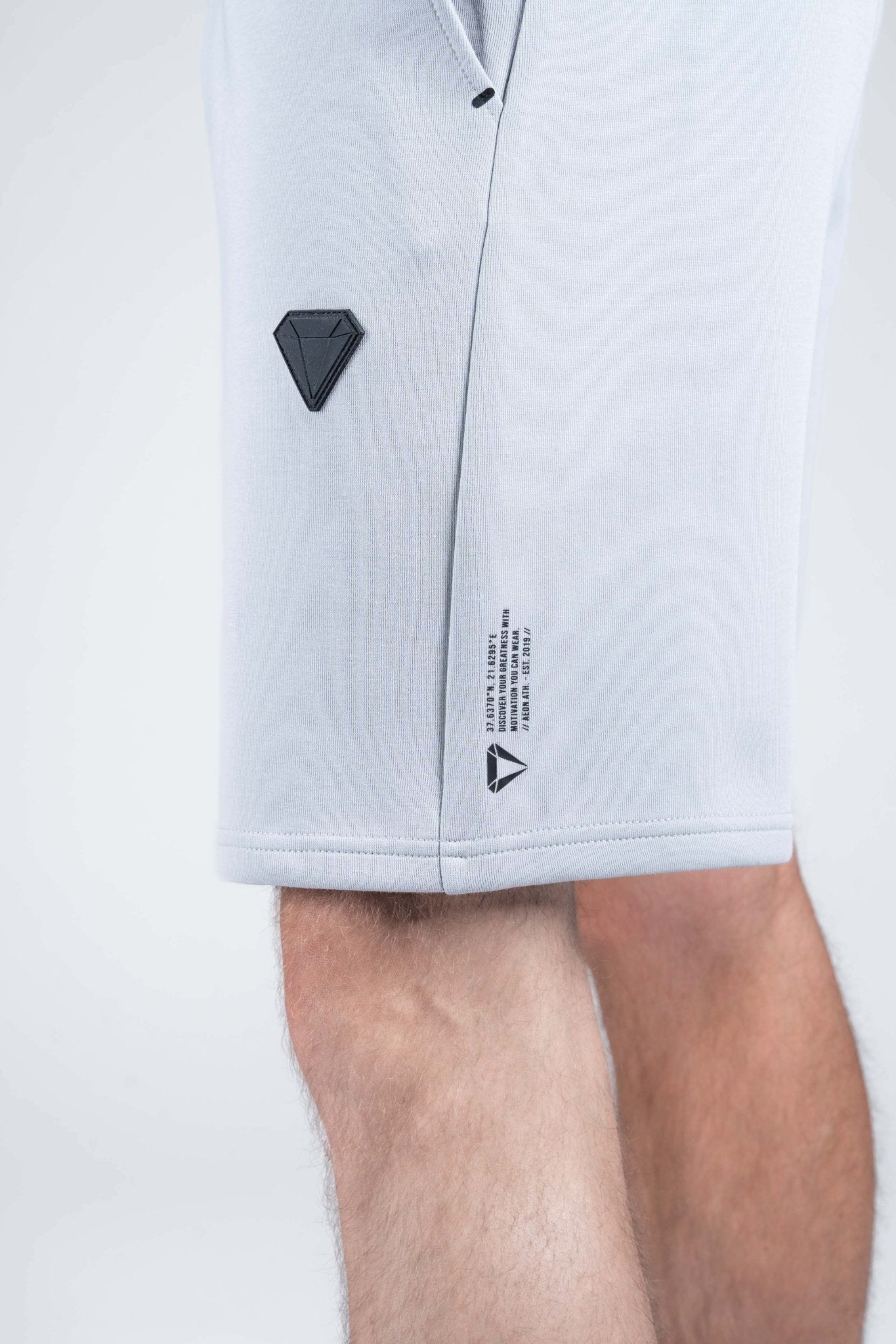 TECHPRO MENS SHORT BUNDLE - WOLF GREY (2 - PIECE) - Aeon Athletics